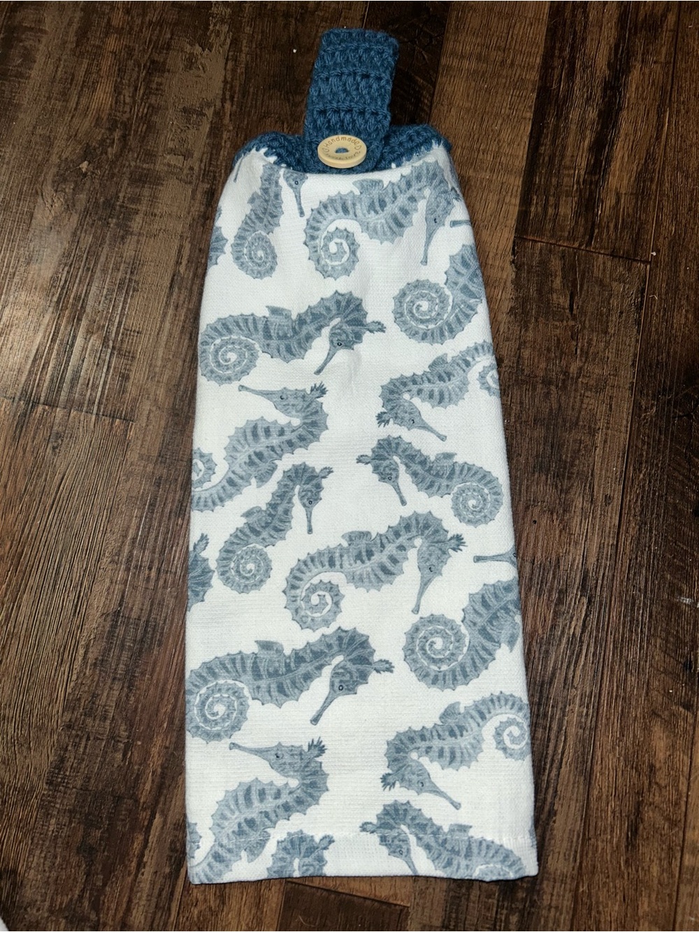 Seahorse Hanging Towel